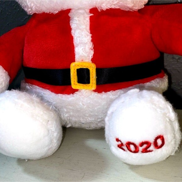 HALLMARK 2020 TEDDY BEAR SANTA 9” PLUSH - RETIRED - Picture 2 of 6